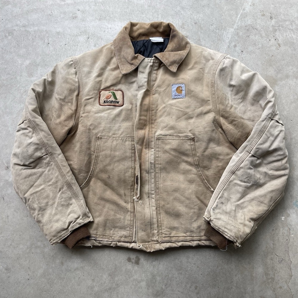 Vintage Carhartt Quilted Traditional Artic Jacket "Brown" J02 BRN Men's Small